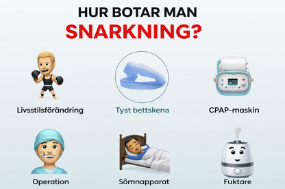 BodyShaker - Universell tyst anti-snarkningsskena